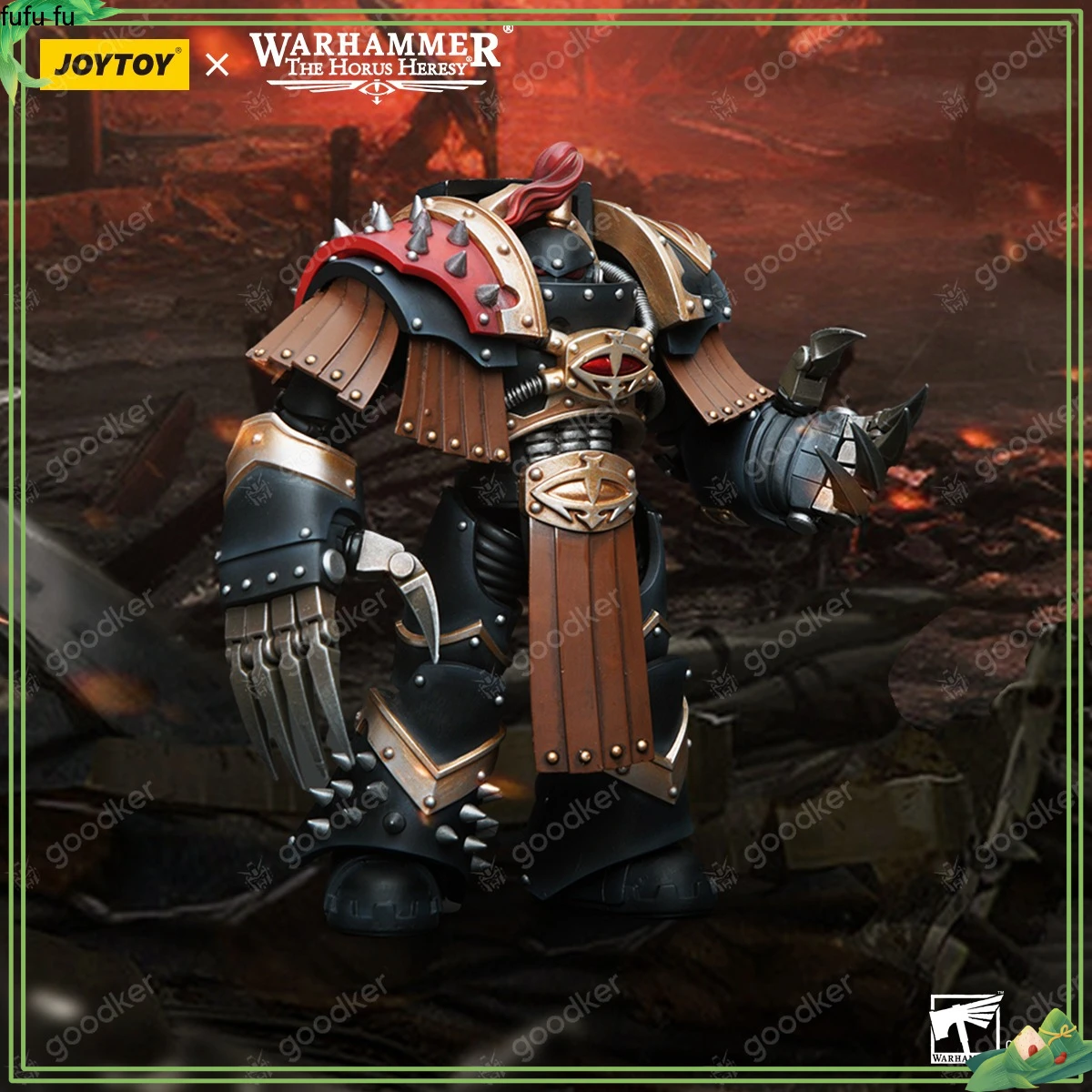 

JOYTOY 40K 1/18 Action Figure Sons of Horus Justaerin Terminator Squad Lightning Claws Collectible Model Decorationin Stock