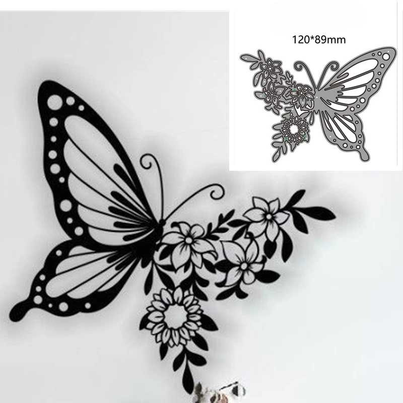 Metal Cutting Dies Cut Mold animal butterfly and flower Decoration Scrapbook Paper Craft Knife Mould Blade Punch Stencils