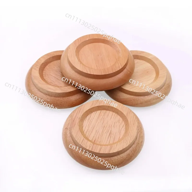 Solid Wood Piano Foot Pad, Piano Foot Protection Seat Cover, Vertical Piano Protection Floor, Anti Slip Foot Pad, Four PCs