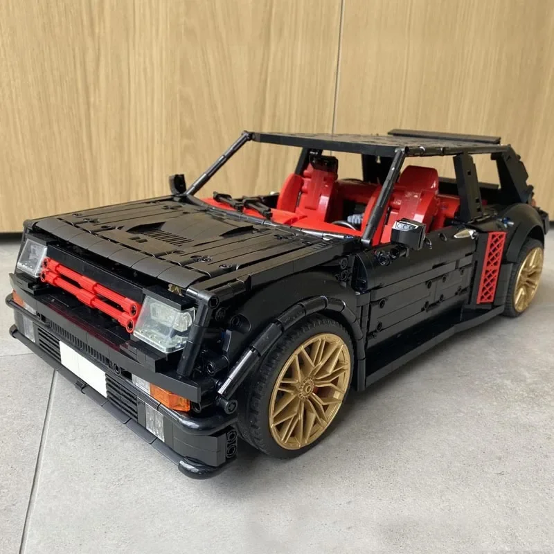 子供用のリモート制御ターボビルディングブロック,新しいMOC-115234 r5,モデル,スーパーカー,車,ビルディングブロック,部品,おもちゃ,誕生日プレゼント