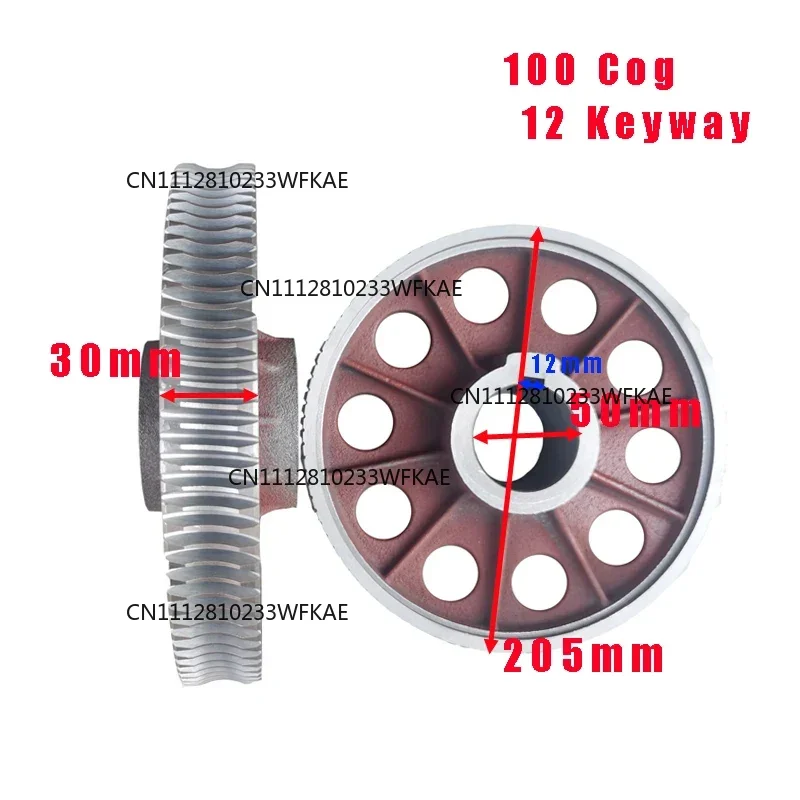 100cog 12Keyway Tire Removal Machine Gearbox Turbine Gearbox Gear Removal Machine Accessories
