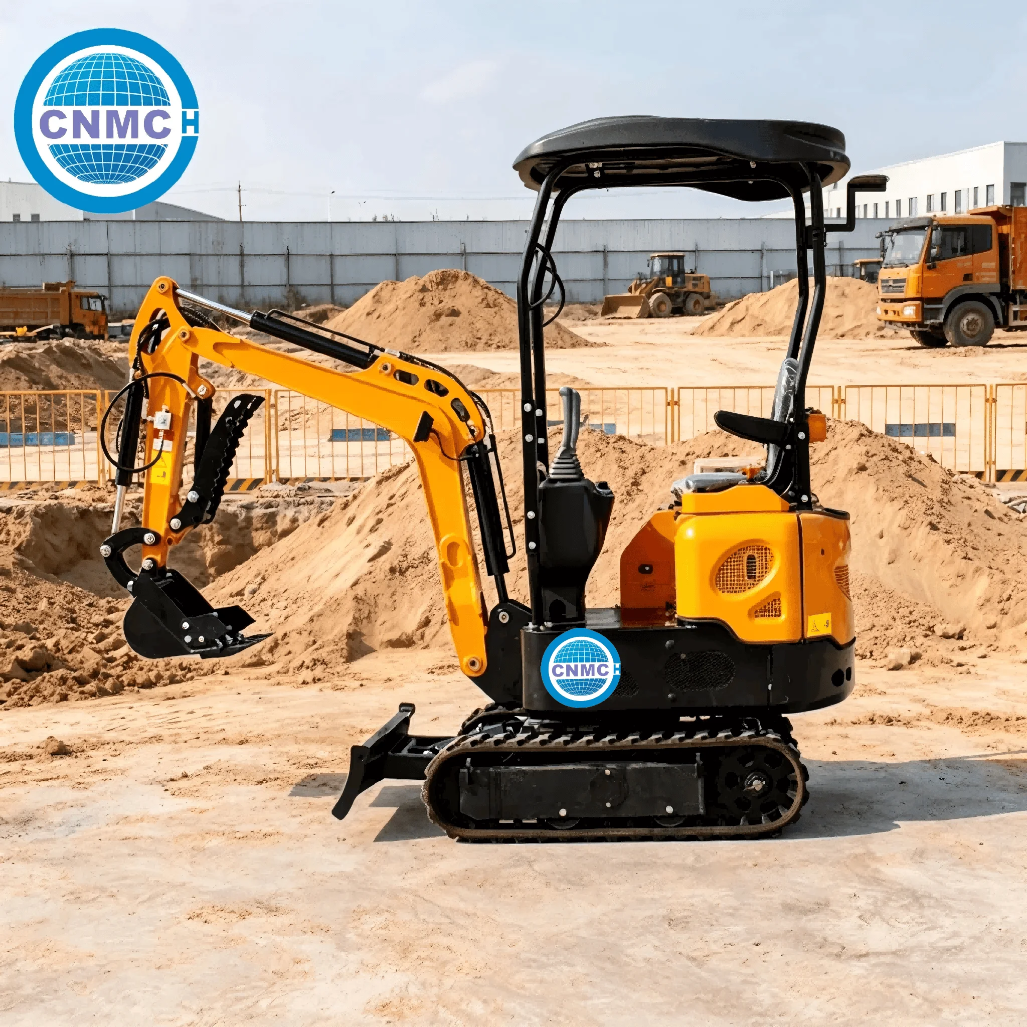 CNMC 1 Ton Mini Excavator Mini Digger High Quality Hydraulic Excavator Factory Direct Sales Made in China CE EPA Certified