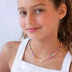 Customized Personalized Name, Unique Colorful Chain, Stainless Steel, Exquisite Gift for Children's Girlfriend