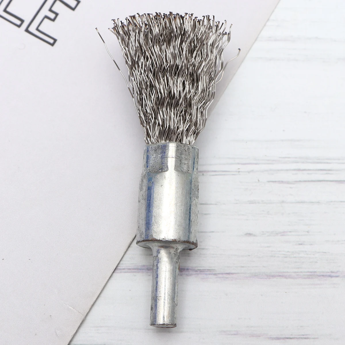 

5pcs Stainless Steel Wire Brush Head for Non-Sparking Cleaner Polishing Handheld Electric Drill Tool Removing Burrs