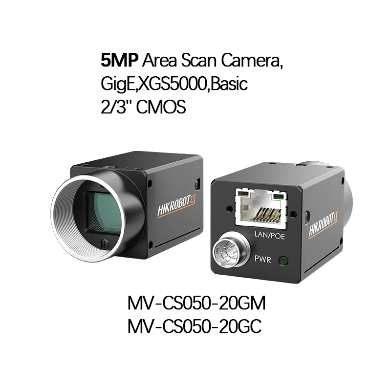 Hikrobot MV-CS050-20GM,MV-CS050-20GC,5.0MP Industrial Camera  2/3CMOS