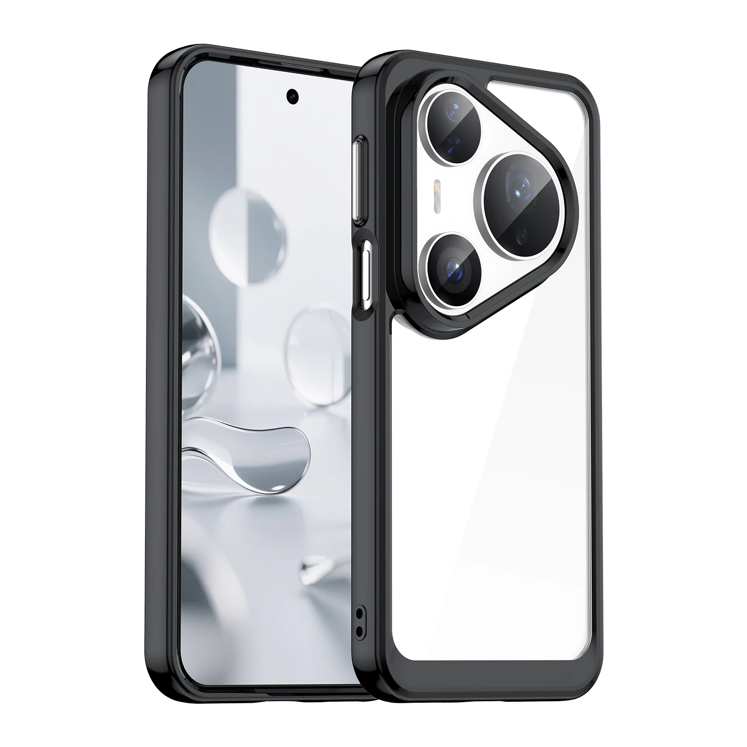 

For Huawei Pura 80/80 Ultra/80 Pro/80 Pro+ Case TPU+Acrylic Back Cover Hard Case Conque Funda