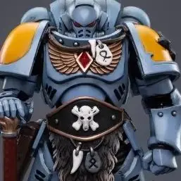 

【JOYTOY】Warhammer 40K 1/18 Anime Figure JOYTOY Space Wolves Claw Pack Sigyrr Stoneshield H11.7cm