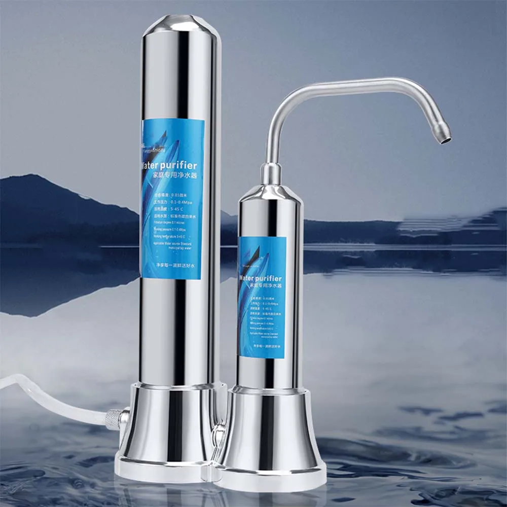 스테인레스 스틸 수도꼭지 물 필터, 가정용 주방 필터, 한외여과 스케일 제거 청정기