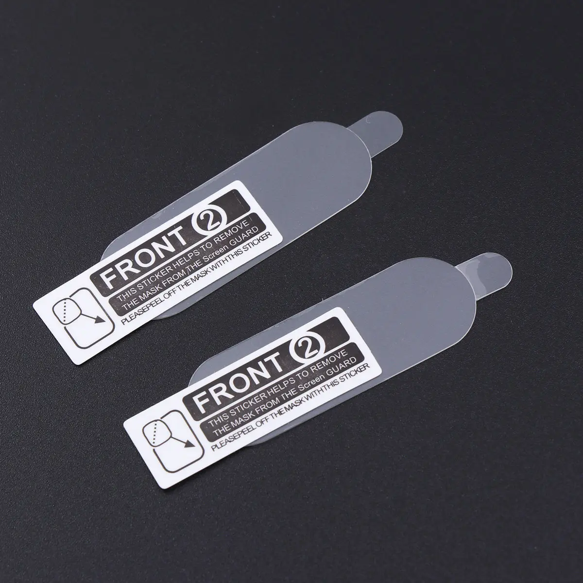 2Pcs Clear Protective Film Anti-Scratch 3h Hardness Anti-Reflection Durable Screen Protector for 2 Smartband