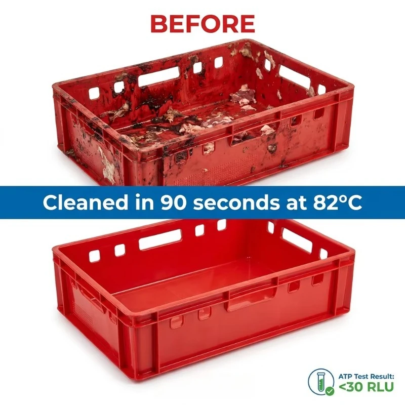 Industrial Vegetable Bin Washing Machine for Chile Peru Avocado Packing 304SS Tunnel Cleaner