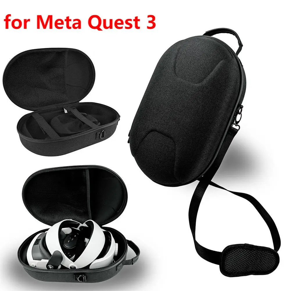 

Эва для путешествий, портативный телефон для Meta Quest 3 3 VR, регулируемый плечевой ремень, противоударный, с защитой от царапин для Quest 3