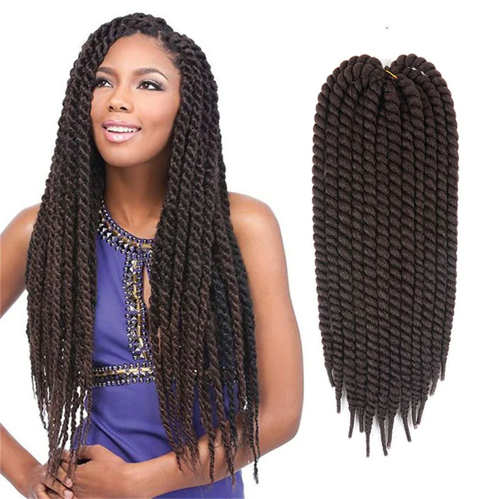 

22 inch 120g Ombre Synthetic Crochet Hair Braiding Hair For Black Women Senegalese Twist Hair Jumbo Twist Braids Crochet Briads