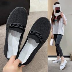 Sneakers Casual donna comode scarpe da donna primavera autunno mocassini femminili Slip On scarpe basse da donna 2024