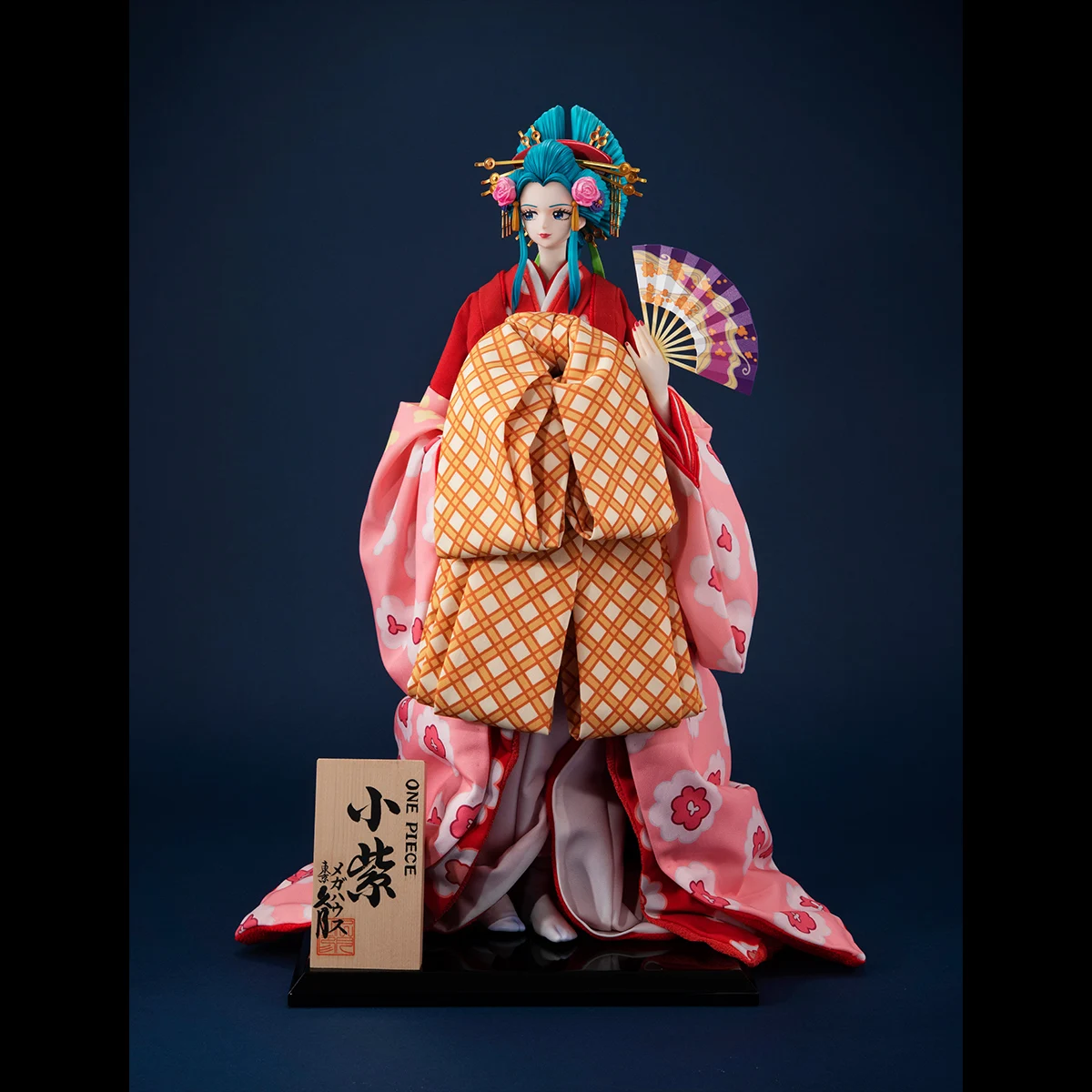 Original Bandai One Piece Kozuki Hiyori X MegaHouse MH Anime Action Figure Collectible Model Toys Ornaments in Stock 55cm