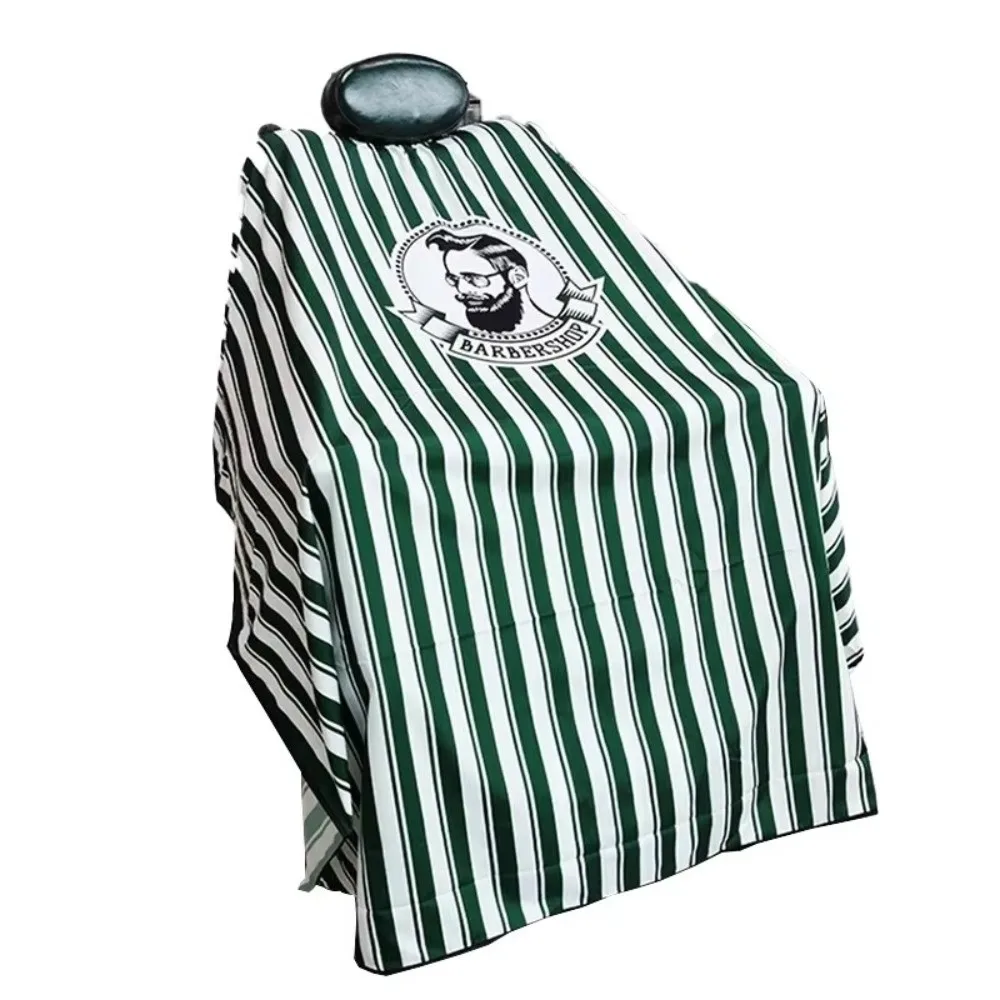 Professional Retro Stripes Hairdressing Bibs Comfortable Non-Stick Hair Baking Apron Breathable Hairdressing Supplies