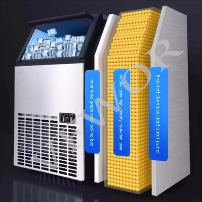 Automatic Stainless Steel Ice Cube Maker for Home Hotel Commercial Food Grade