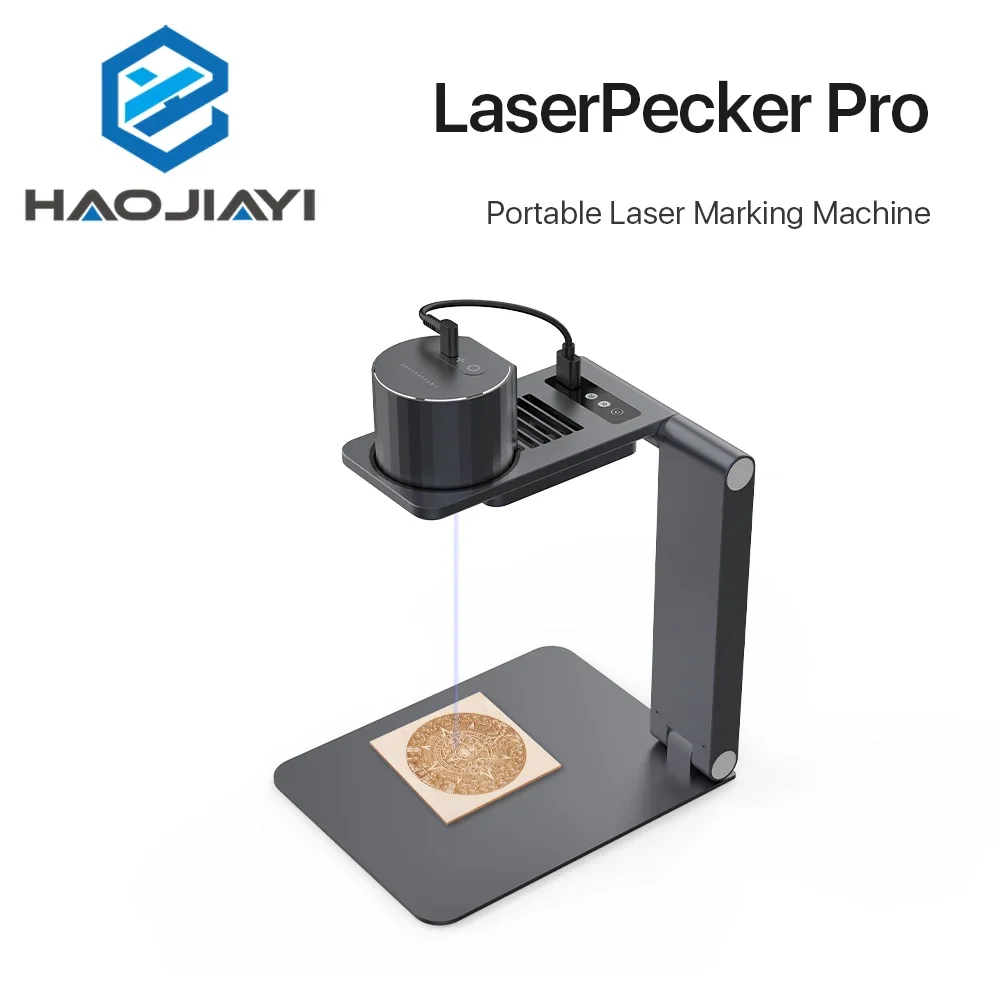 DIY เลเซอร์แกะสลัก LaserPecker Pro เลเซอร์แบบพกพาเลเซอร์ 1.6W 3D เครื่องพิมพ์เดสก์ท็อป Etcher เครื่องตัดแกะสลัก