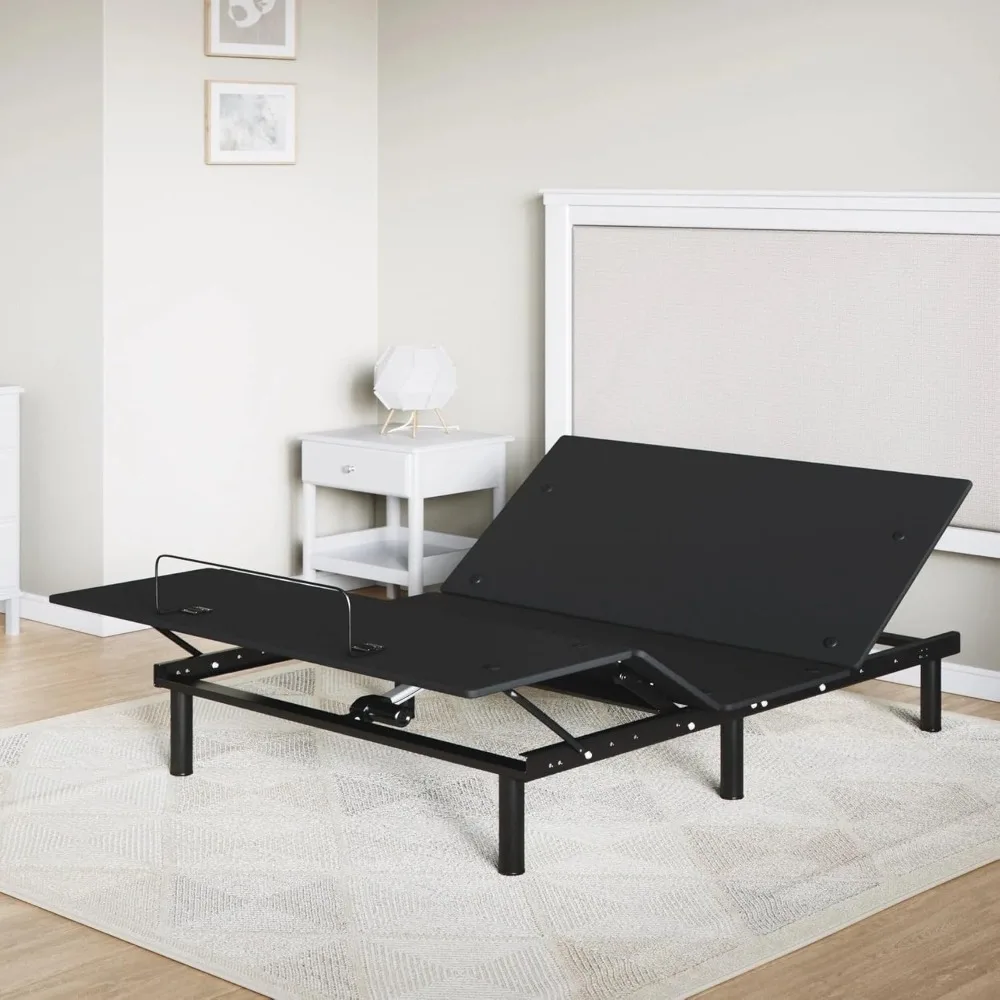 

Essential Adjustable Bed Base (Frame Only), Easy Assembly, Head and Foot Lift, Memory Positions, Zero Gravity.