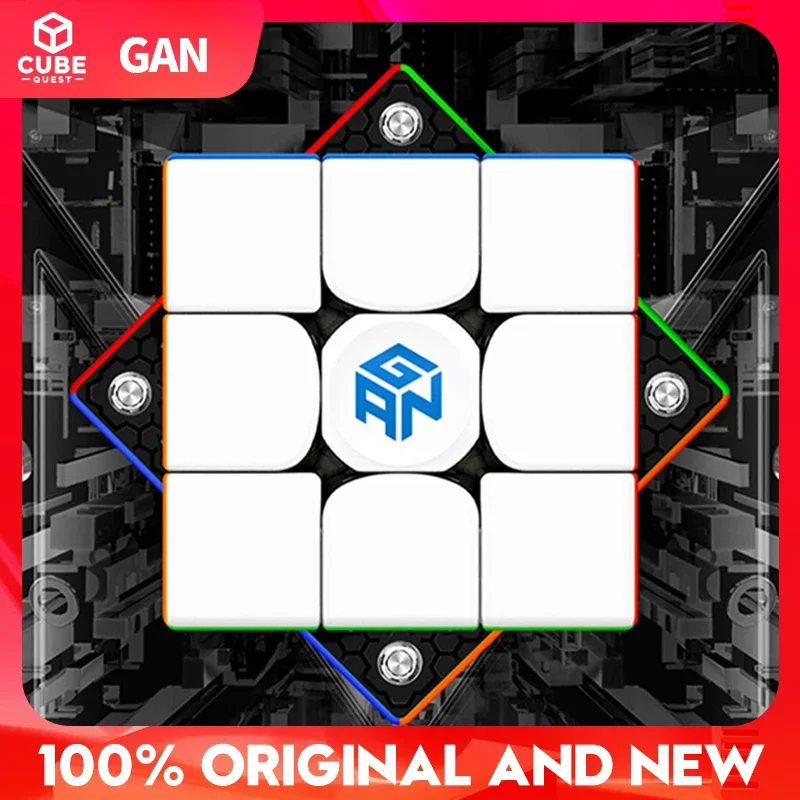 [CubeQuest]Cube Zone Original GAN356 M UV 3x3x3 Magnetic Magic Cube 3x3 Speed GAN356M Puzzle GAN 356 M GES Magico Cubo Gancube