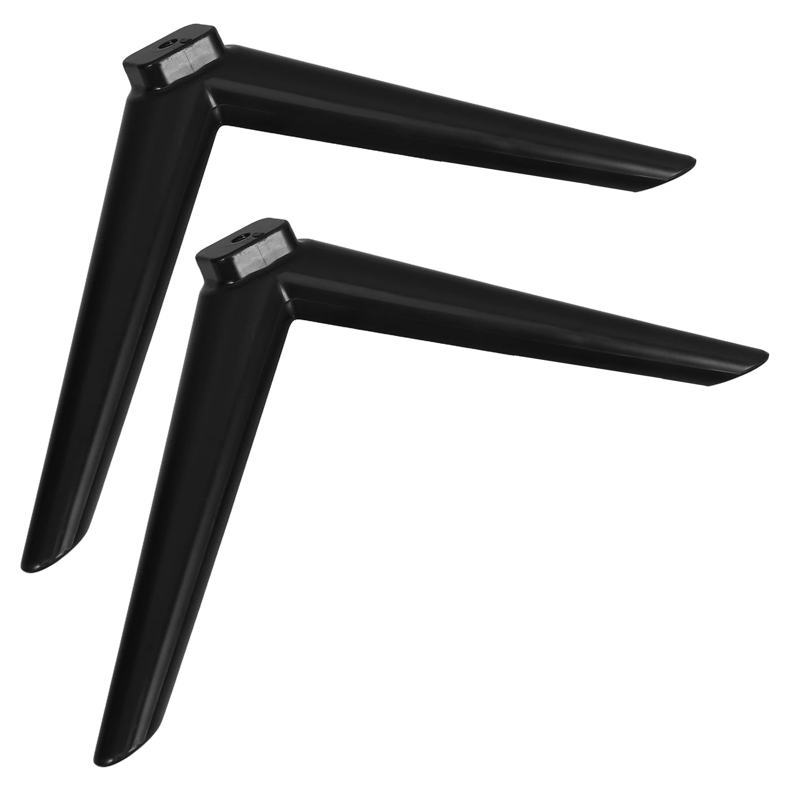 

1Pair Sleek Modern Design Tv Stand Prevent Tipping Enhanced Viewing Experience Conference Room Flat Screen