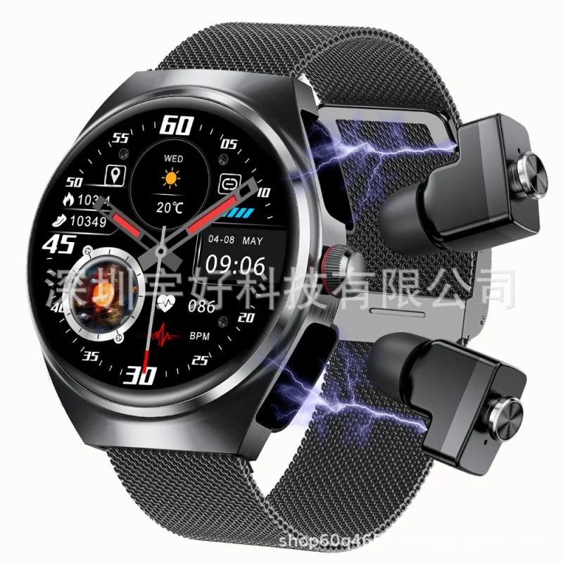 Foreign Trade New Men2Combination1HdTWSBluetooth Headset Dual-Call WaterproofGT95Business Watch