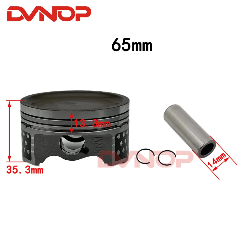 65mm Big Bore Motorcycle Cylinder piston and ring for Honda CB190R CBF190TR CBF190R CBF190R-X SDH175-6-7 K70 CBF190