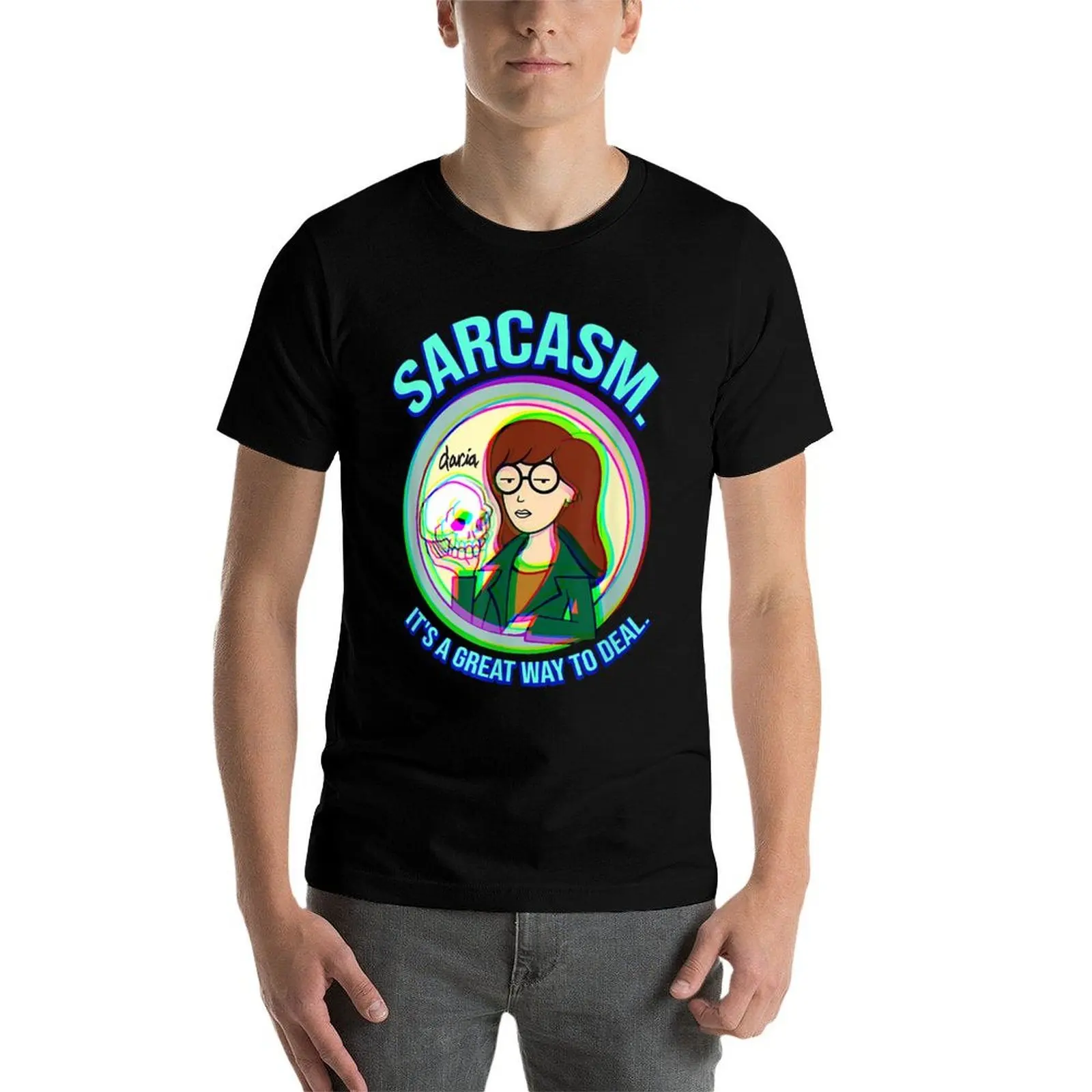 Sarcasm Daria Mademarks x T-Shirt Work Comfort T-Shirt for Men