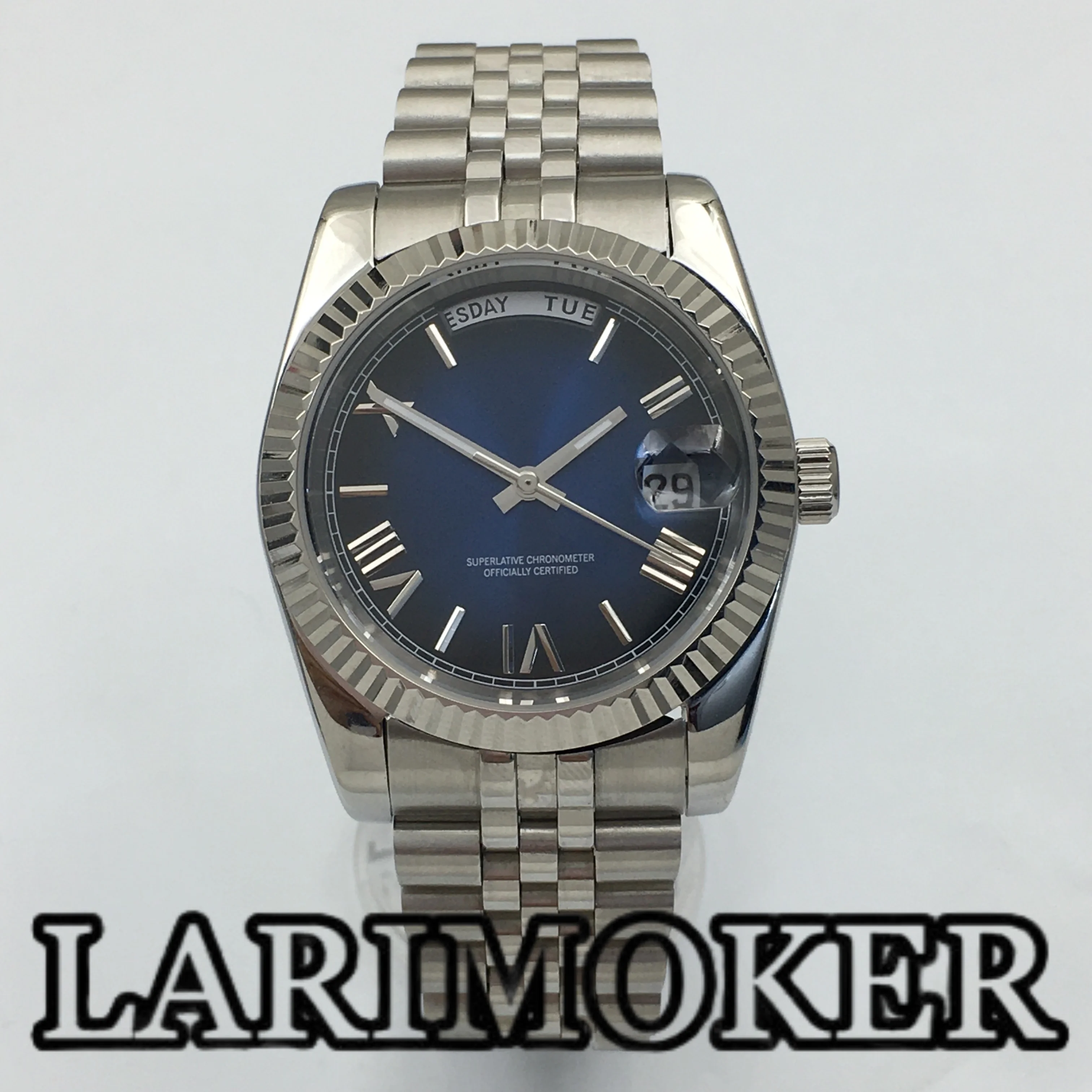 

LARIMOKER MIYOTA8285 Механизм 36 мм/39 мм Мужские автоматические механические часы из нержавеющей стали с сапфировым стеклом Водонепроницаемые часы