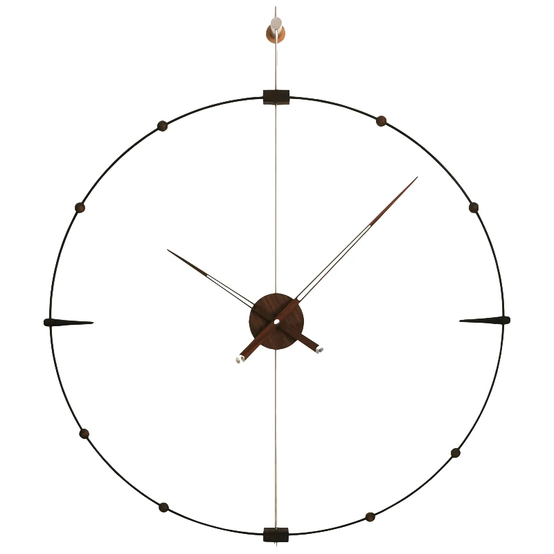 Personality light luxury creative quartz clock Internet celebrity art decoration minimalist clock silent Spanish wall clock