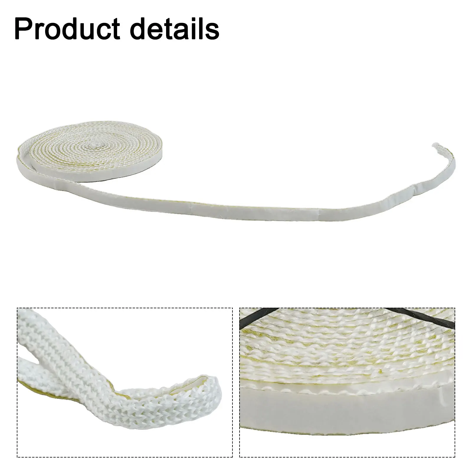 Robust Flat Stove Rope Glass Seal with Low Thermal Conductivity Features Suitable for Multiple Industrial Uses