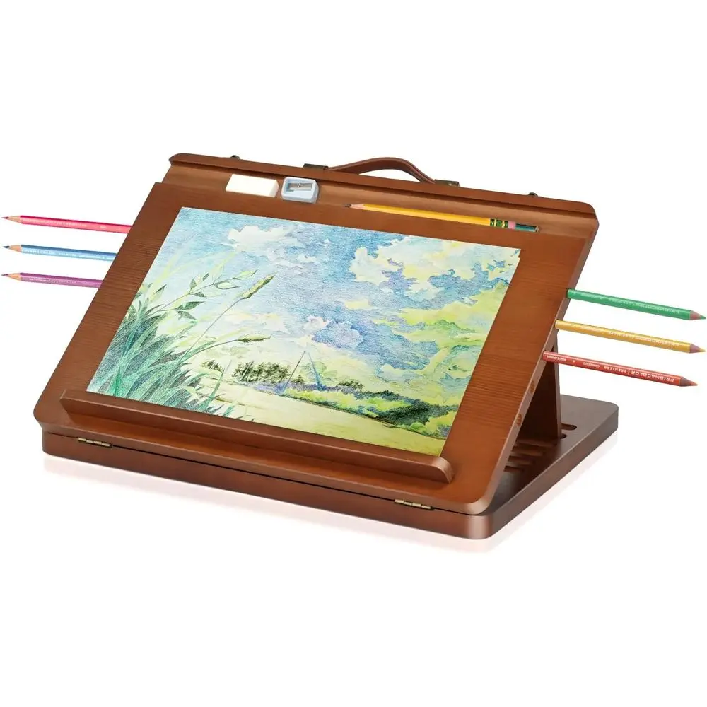 

Легкий мольберт для художников – портативная подставка для рисования или небольших холстов, идеально подходит для эскизов, живописи и путешествий, удобный