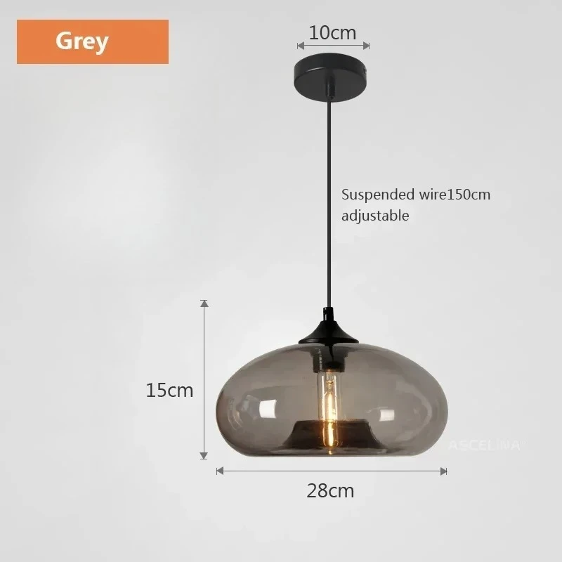 Nordic Kleur Glazen Hanglampen voor Restaurant Keuken Eiland Bedlampje Hanglampen Home Decor Verlichting Lustres Armatuur