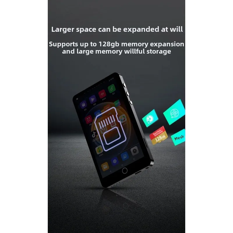 2025 مشغل Mahdi MP4 مع كاميرا بلوتوث واي فاي أندرويد 16 جيجابايت شاشة تعمل باللمس Hifi مشغل موسيقى MP3 TF بطاقة مسجل مكبر صوت فيديو