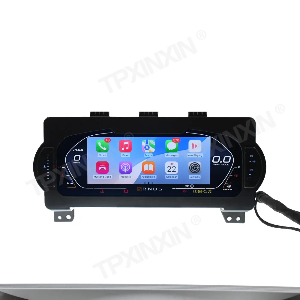 

Автоматический одометр, цифровой кластер для Ford Mustang 2015-2021, автомобильный спидометр, экран, виртуальный кабинет, приборная панель, 12,3-дюймовый экран