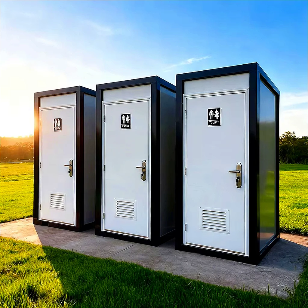 High Class Container Toilet 20ft Premium Restroom with Ceramic Tile Sink for VIP Event Customized High Quality Hot Sale