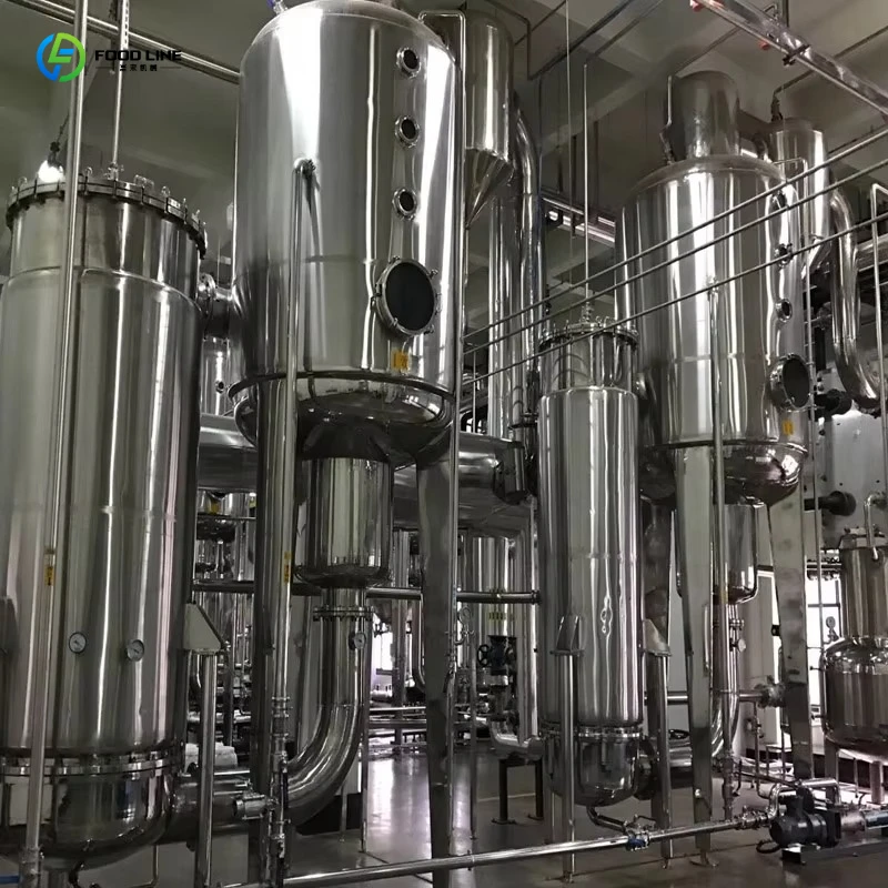 Evaporation Machine Steam Heating Vacuum Concentrator Low Temp Efficient for Maple Sap Syrup Boiling Line