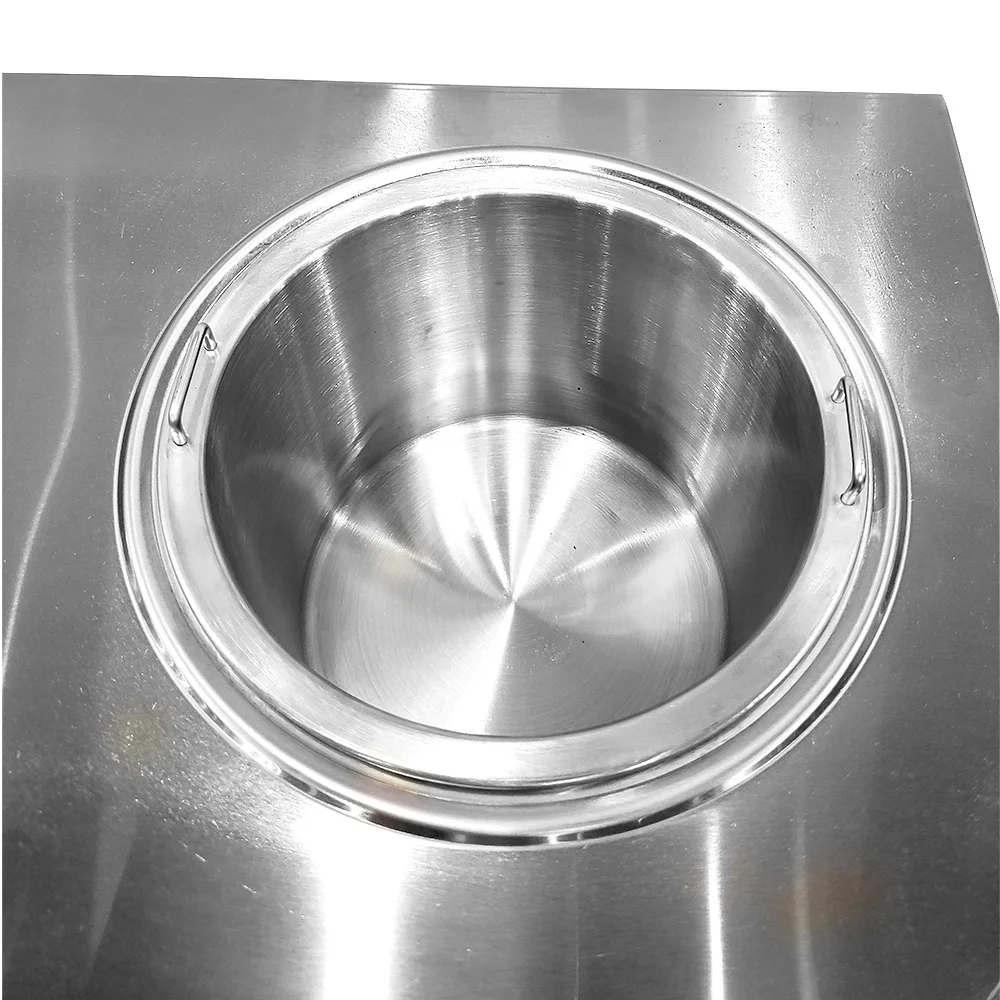 XEOLEO جهاز تسخين الصلصة التجارية مع مضخة 1710 واط 6L ثلاثة رئيس صلصة/الربى/الشوكولاته دفئا الكهربائية ترموس تفريغ ماكينة صلصة