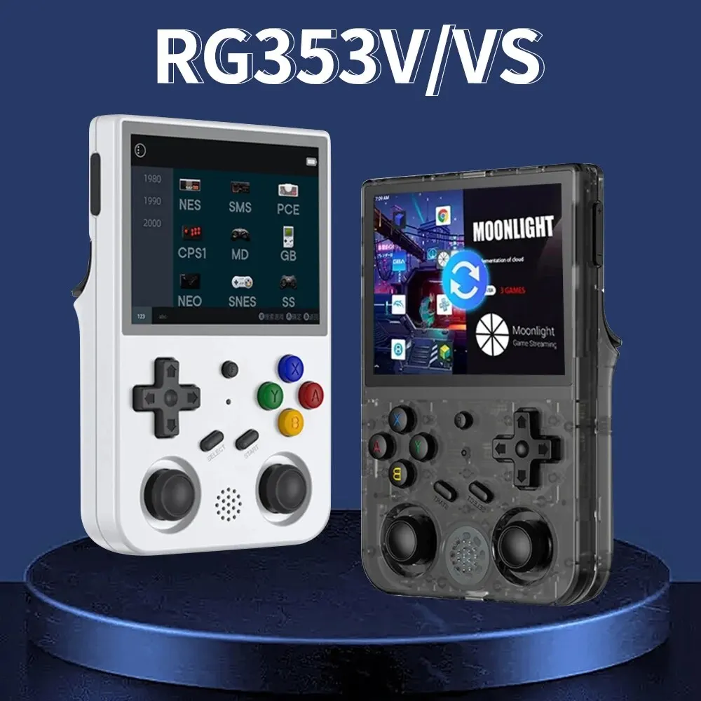 Anbernic New Retro RG353V 3.5-inch IPS Android Linux OS 353VS Wifi Video Game Console RK3566 1.8GHz Game Player Children's Gifts