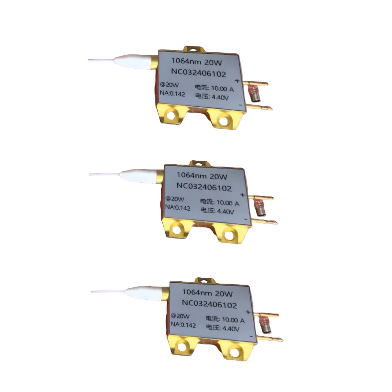 Diodes laser à fibre Starsealand haute puissance 20W 1064nm, module laser infrarouge avec pigtail pour machine médicale, montage en surface