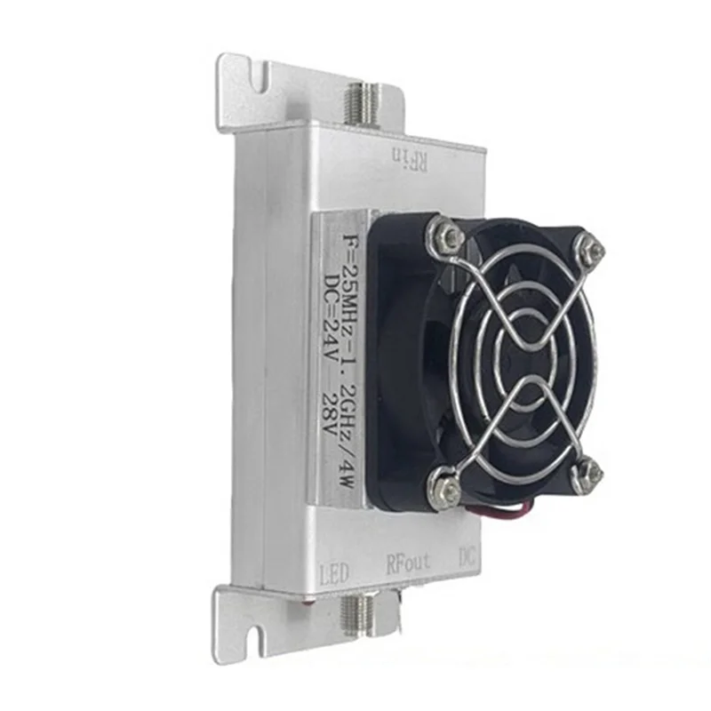 Practical-25Mhz-1.2Ghz 4W Módulo amplificador de potencia de banda ancha 50Ohms Módulo amplificador RF con conector hembra SMA