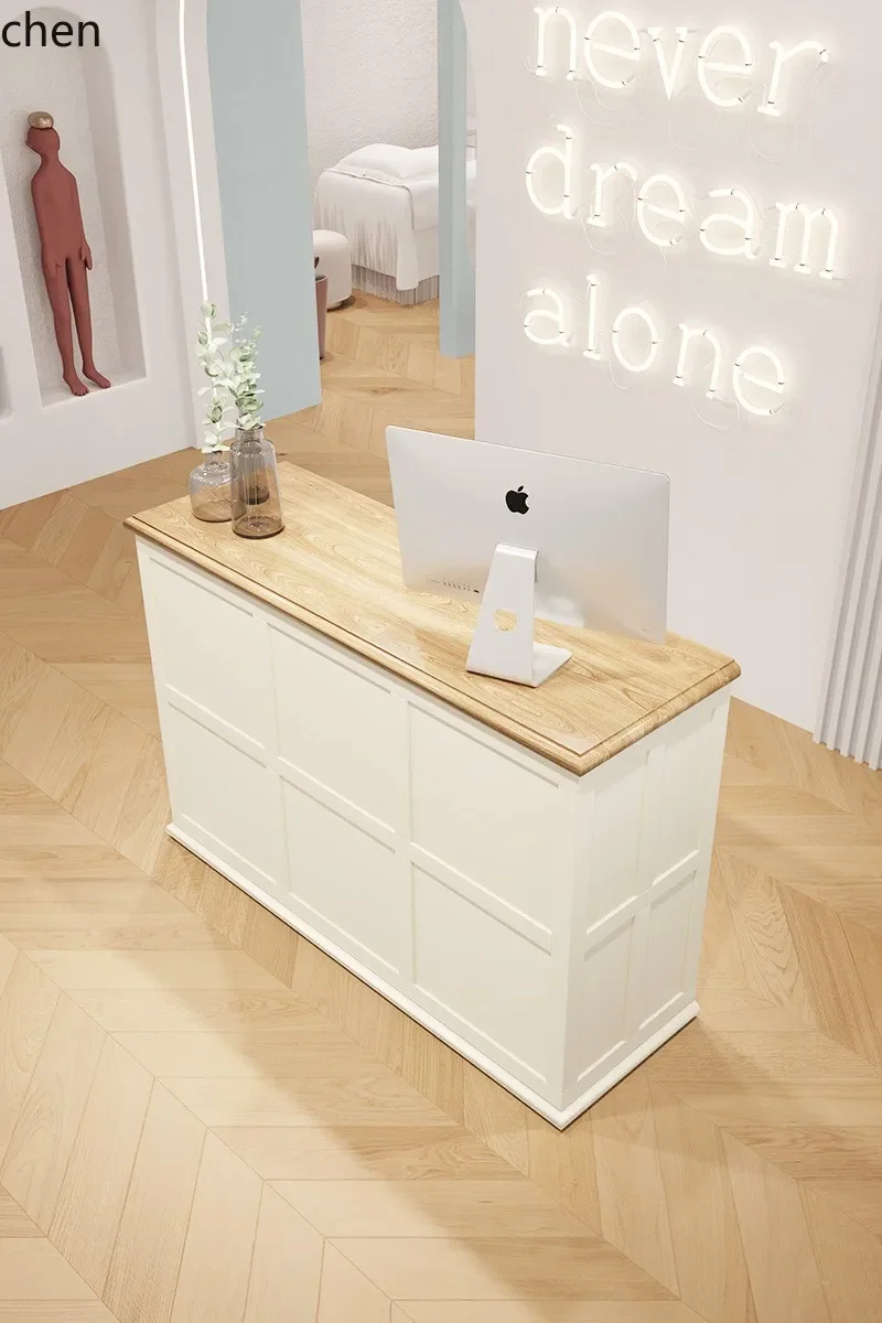 

D16- checkout page Clothing store store Small bar Barber shop Beauty salon Nail art Simple reception desk