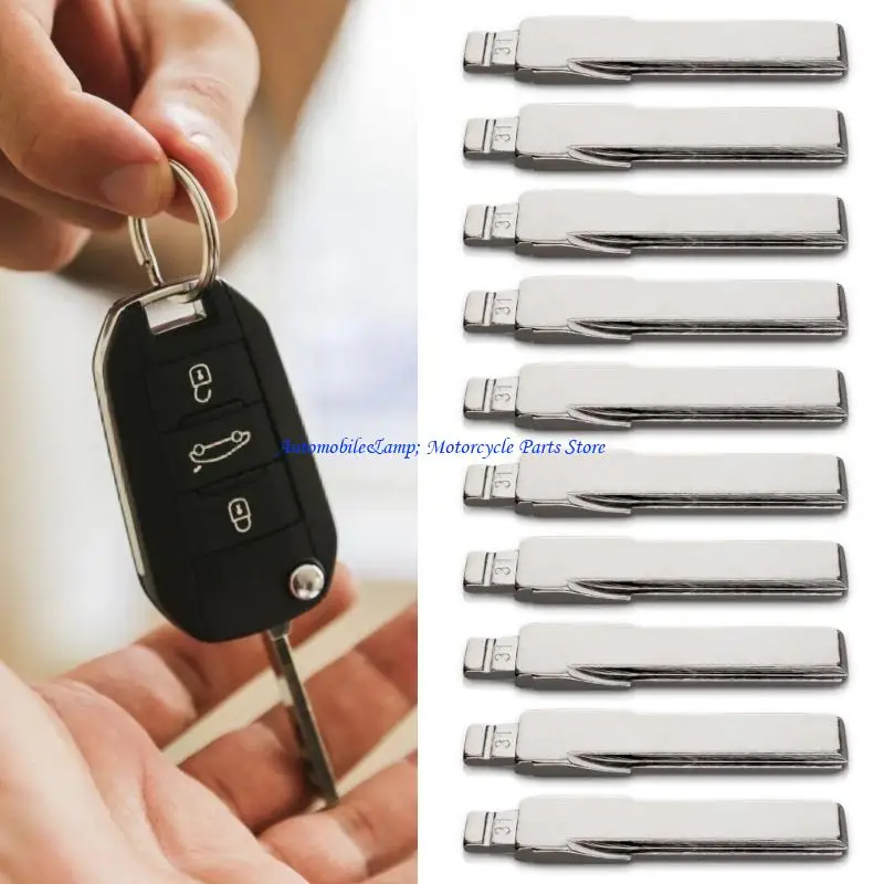 H7BD Metal #31 Blank for Vehicle Universal HU66 Remote Keys Blade Pack of 10