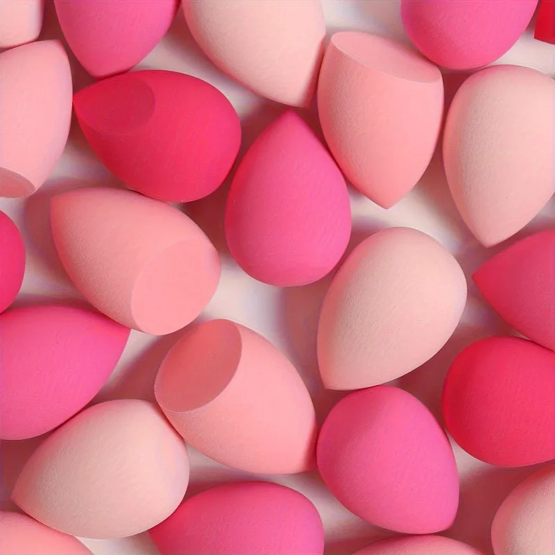 7 個/18 個のメイクアップスポンジセット超ソフト非吸収性化粧クッションパフ両用ウェット＆ドライスポンジ