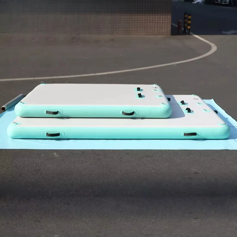 

Custom Wholesale 7x5ft Inflatable Dock Air Water Floating Platform Island for Swimming Pool Sea Lake River
