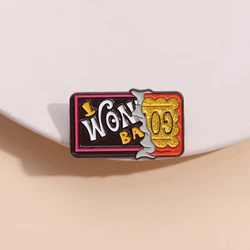 Golden Vip Tickets Enamel Pins Retro Fun Geometry Wonka Brooch Metal Lapel Shirt Collar Badges Jewelry Fans Gifts For Friends