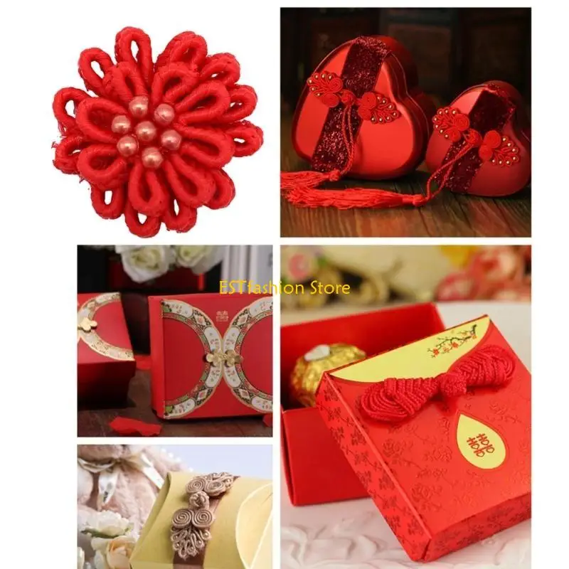 Y5gc a doppio strato perline nodo fiocchi neve