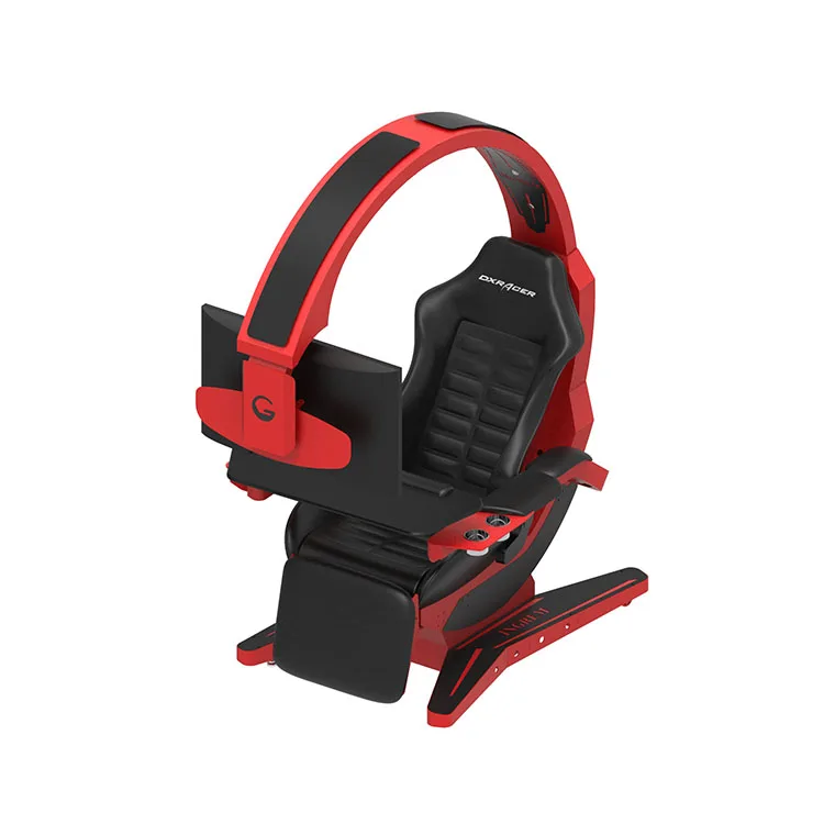 ING REM T7 Computer Cockpit Home Office Gravity Gaming Chair With Speakers RGB LED Comfortable Ergonomic Design