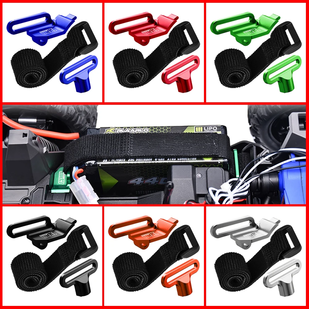 

Фиксатор удержания батареи из металлического алюминиевого сплава GPM 10726 для TRAXXAS Mini MAXX 107154-1 Mini XRT 108076-1/Mini SLASH 108164-1