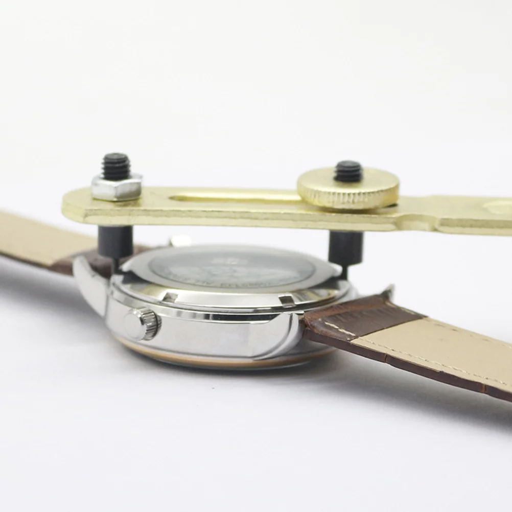 

2Pcs Watch Case Opener Two-Jawed Screw-Back Cover Opener 42mm Size Metal Repair Tool Watch Tools Wrench Remover Tool