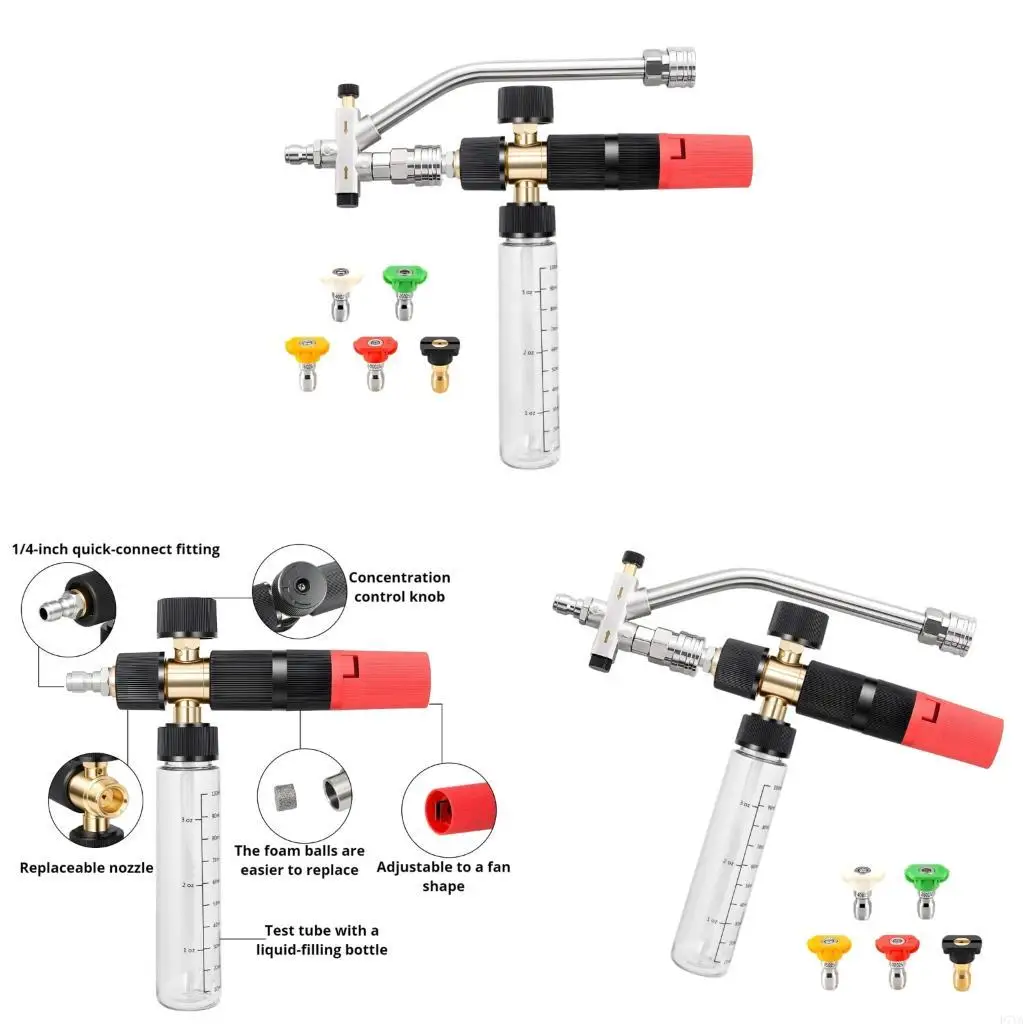 Double Foam Cannons For Electric Pressure Washer Easy To Use High Pressure Washer Foam Sprayer D7YA